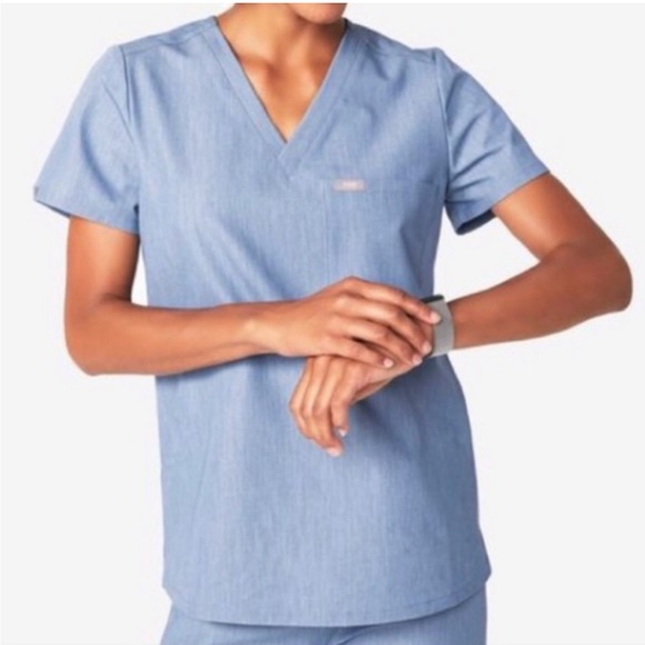 Figs Tops Figs Heather Indigo Catarina Poshmark